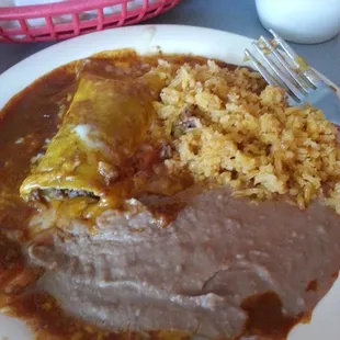 Kids Enchilada plate