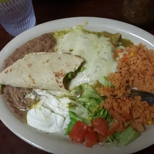 Green Chile Enchiladas.