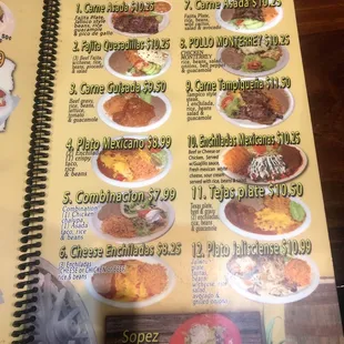 ramen and noodles, menu