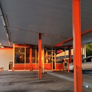 The exterior is interesting