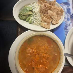 Chicken tortilla soup (cup)