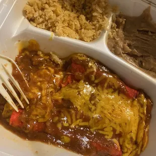 Cheese enchiladas