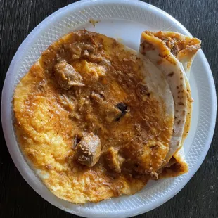 a plate of food