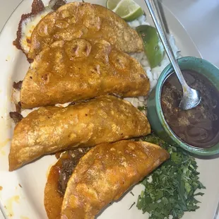Queso birria tacos