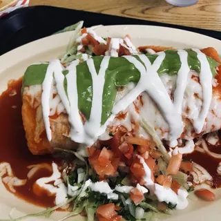 Burrito Mojado/wet