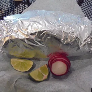 My giant burrito has arrived!