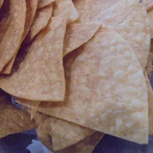 Corn chips, close-up.