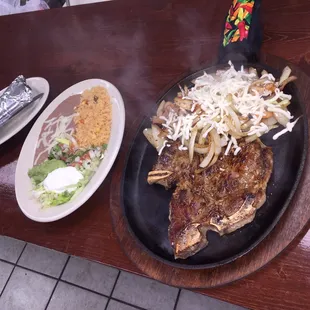 Steak &amp; shrimp $14.50