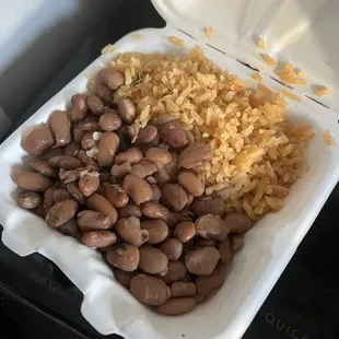 Rice and beans -very good
