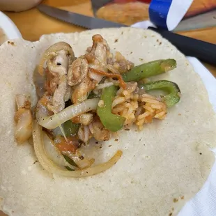 Homemade tortillas