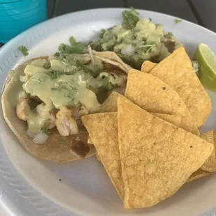 Chicken &amp; carne asada tacos