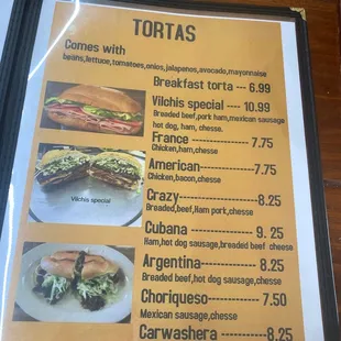 Tortas, yum!