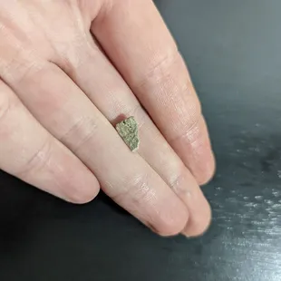 I bit into these small rocks in my burrito.