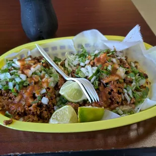 That&apos;s 2 tacos and enough for most appetites.