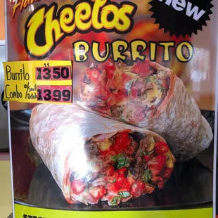 HOT CHEETOS BURRITO