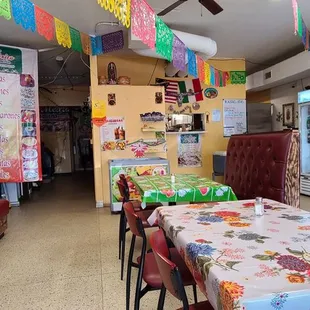 tables and booths
