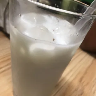 The best horchata I have ever had in my life