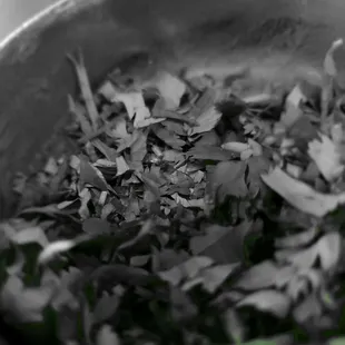 a bowl of chopped vegetables