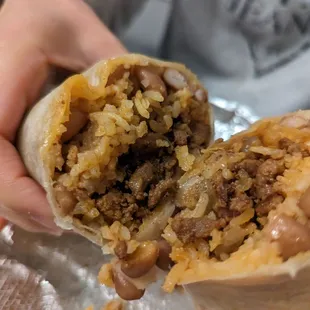Al pastor burrito