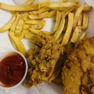 Chicken Tenders and Fries