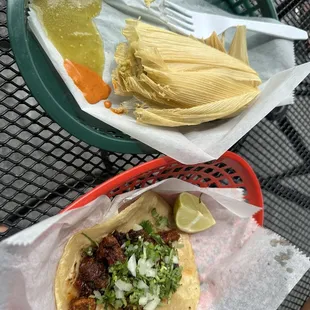 Taco Al pastor was really good!