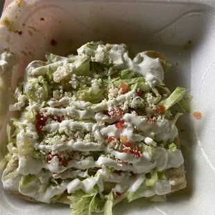 Chicken Enchiladas with green sauce