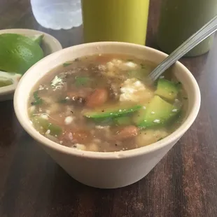 Amazing charro beans