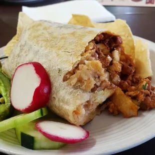 Alpastor burrito
