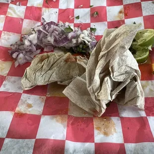 I was going to take a picture of the food, but before I could get my camera out it all disappeared.