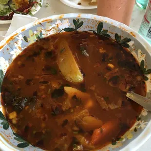 Best soup I have had !!caldo!!!