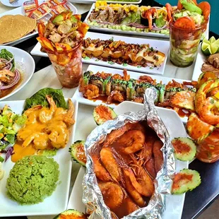 Gran variedad de Mariscos!