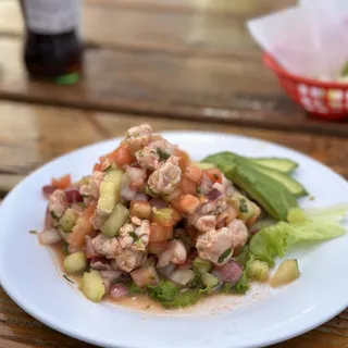 Tostada Clasica De Camaron