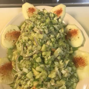 Ceviche Verde De Camarones