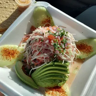 Ceviche Tostada