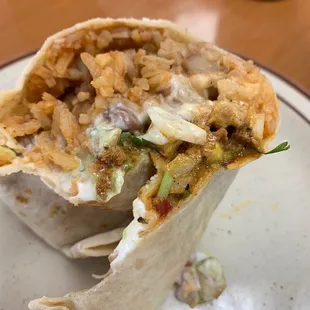 Al pastor burrito