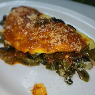 Omelet de rajas con queso...