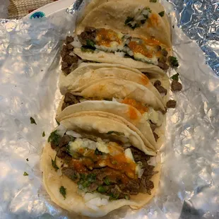 Tacos de Carne Asada!