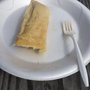 Yummy corn tamale - tamale de elote