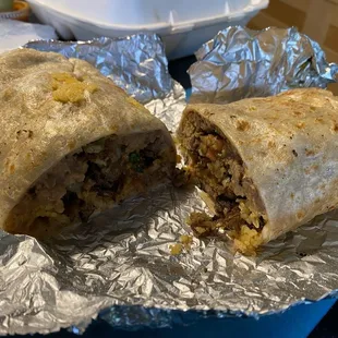 Asada burrito
