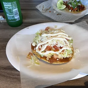 Tinga Tostada