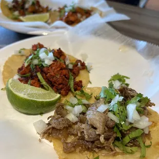 El pastor and Carnitas
