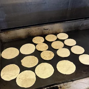 Tortillas recién hechas gorditas
