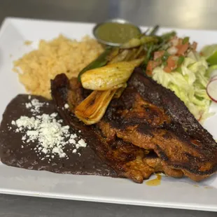 Carne enchilada de puerco...