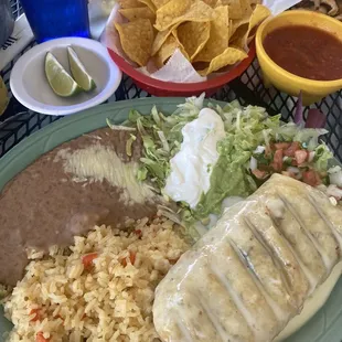 Steak fajita chimichanga