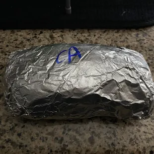 Carne Asada burrito