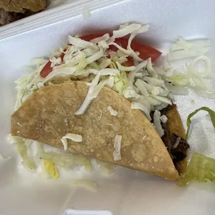 Crispy tacos beef