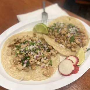 Chicken tacos