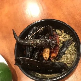 chili &amp; Oregano more menudo fixings