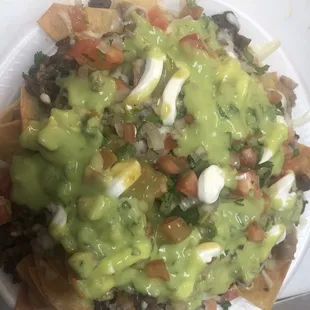 Nachos de asada