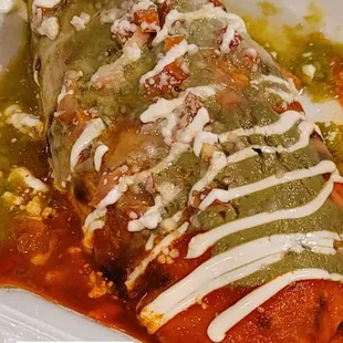 Asada Burrito Divorciado.